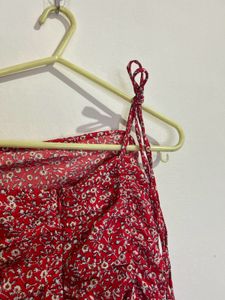 Floral Print Mini Dress