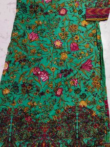 Pure Cotton Printed Kurta Plazo &amp; Dupatta Set