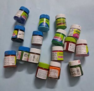 Assorted Paint Bottles