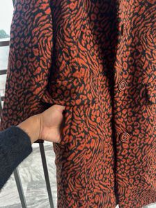 Vintage Animal Print Coat