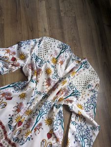 Thrifted Chiffon Top