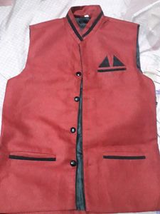 Maroon Waistcoat
