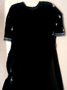 Black Embroidered Kurti