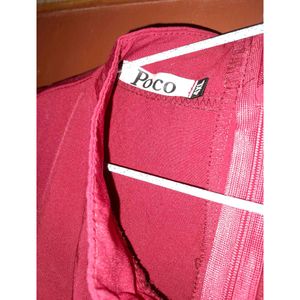 Flared Red Top – Chic &amp; Comfy