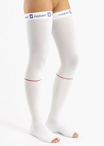 White Compression Stockings