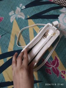 White Sling Bag