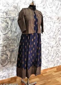 Anarkali Navy Blue Suit