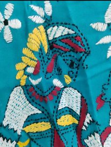 Kantha Work Blue Kurti