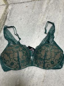 Green Lace Bra
