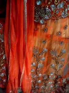 A New Gown Orange Colour