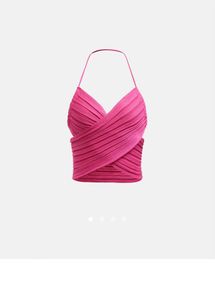 savana by urbanic Crisscross Halter Top