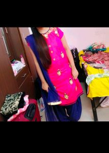 Mirror Work Kurti Set
