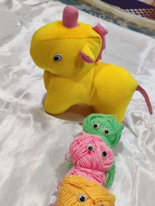 Cute Yellow Unicorn 🦄 Toy
