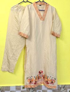 Elegant Embroidered Kurta Set