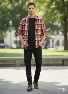 Plaid Casual Shirt