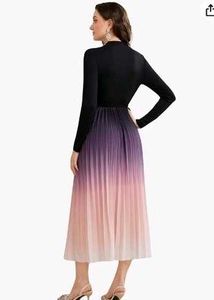 ✅🖤BRAND NEW Ombre Pleated Midi Dress🖤✅