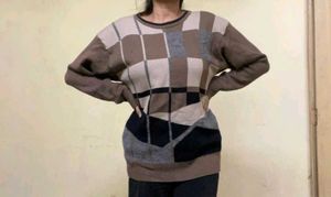 Women Vintage Oversized Sweater