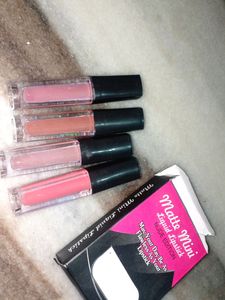 Set Of 4 Nude Lipstick + Freebie