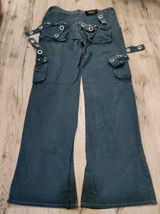 Sc8870 Real Cargo Bootcut Jeans Waist 32