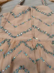 Girls&#39; Peach Sharara Suit