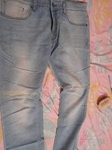 Light Wash Slim Fit Jeans