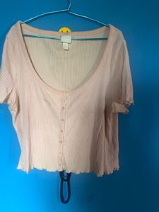 H And M Ribbed Tee