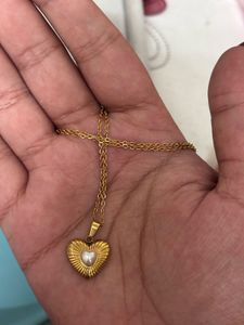Radiant Heart Anti-Tarnish Necklace