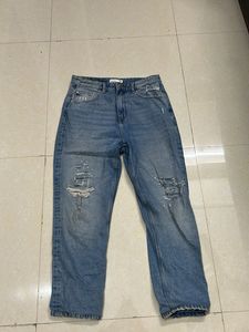 Distressed Denim Jeans