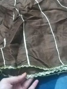 Elegant Brown Kurta And Gharara For Festive Seoson