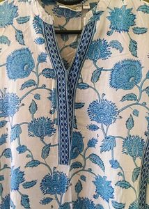 Floral Print Kurta