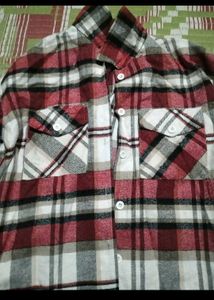 plaid flannel unisex shirt winter