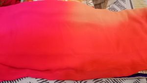 Pink &amp; Peach Colour Saree