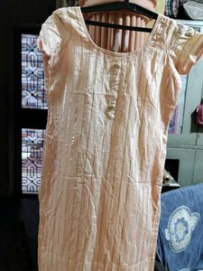 Peach Kurta