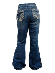**SALE** Vintage Bootcut Embroidered Denim Jeans