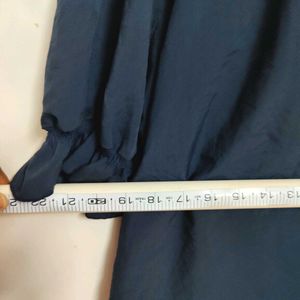 Elegant Navy Blue Female Top | Bust 38