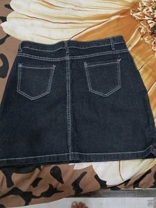 Denim Mini Skirt