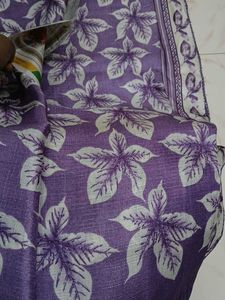 Lavender Saree