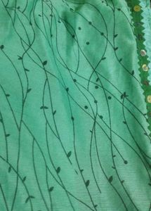 Stylish Light Green Saree