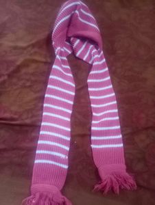 Striped Pink Scarf