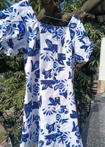 Floral Print Dress Chest Size 30 -35 Can Wear It