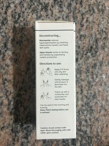Deconstruct Brightening Serum With Pilgrim Freebie