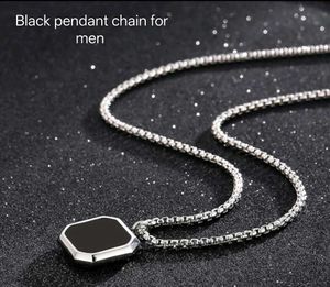 Stylish Black Pendant Necklace