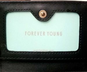 Black Forever Young Wallet