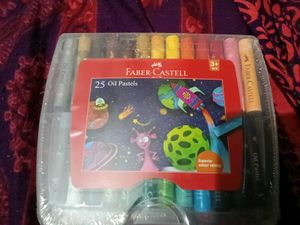 Faber castell 25 oil pastels colour