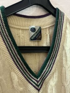 Vintage Cable Knit Sweater Vest