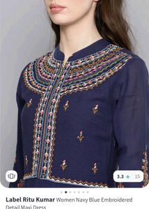 Embroidered Maxi Dress