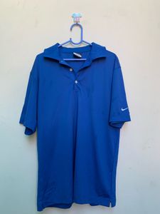Nike Blue Polo Shirt