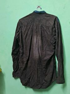 Stylish Brown Denim Shirt