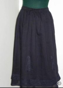 Chic Embroidered Skirt