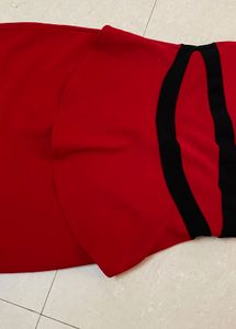Red &amp; Black Party Dress